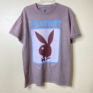 Nwt Playboy Bunny Brown Graphic T-Shirt Y2k Retro Size Large